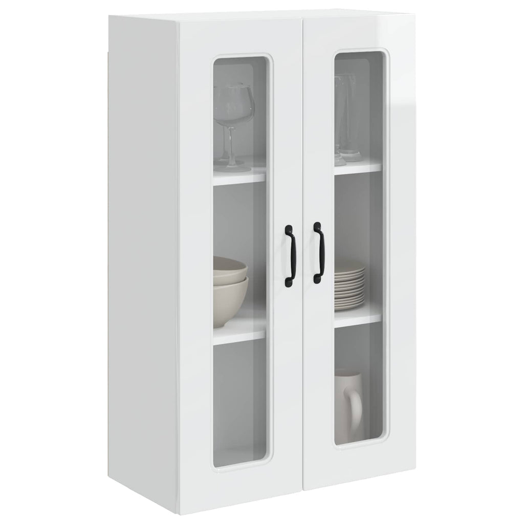 vidaXL Front do zmywarki Kalmar Wysoki połysk biały 60 x 31 x 100 cm