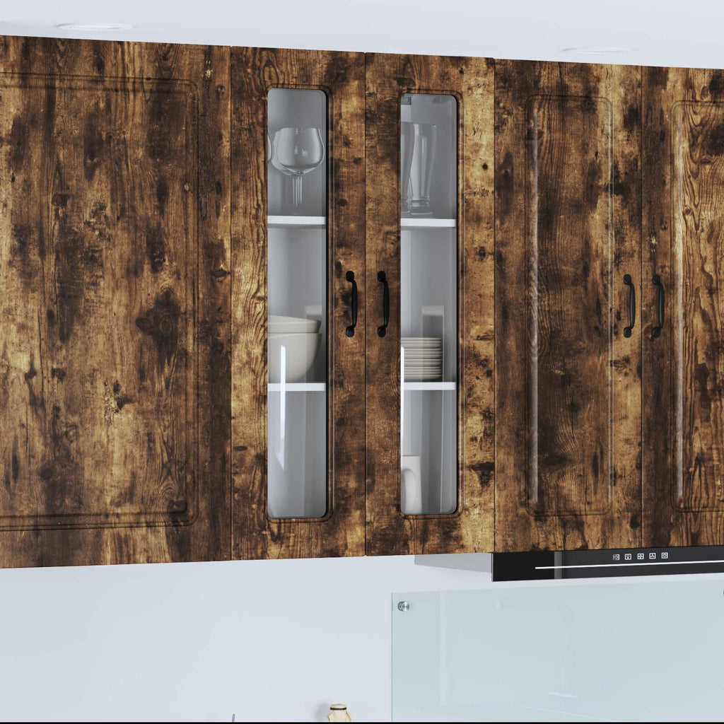 vidaXL Front do zmywarki Kalmar Dąb wędzony 60 x 31 x 100 cm