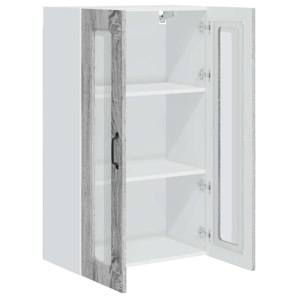 vidaXL Front do zmywarki Kalmar Szary Sonoma 60 x 31 x 100 cm
