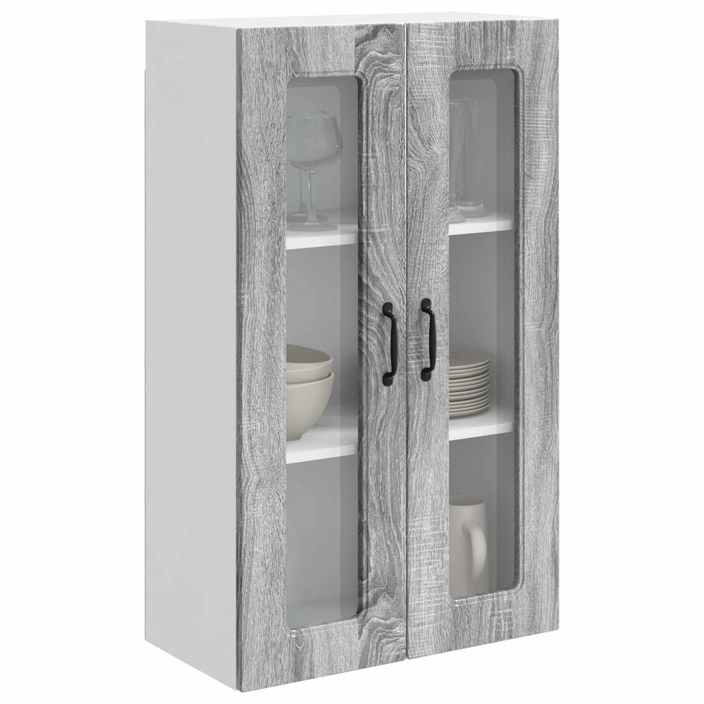 vidaXL Front do zmywarki Kalmar Szary Sonoma 60 x 31 x 100 cm
