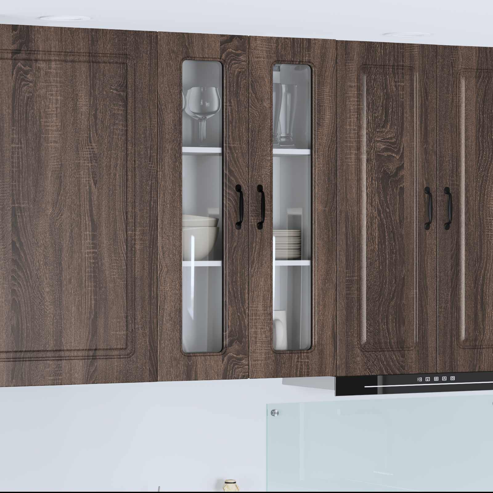 vidaXL Front do zmywarki Kalmar Brązowy dąb 60 x 31 x 100 cm