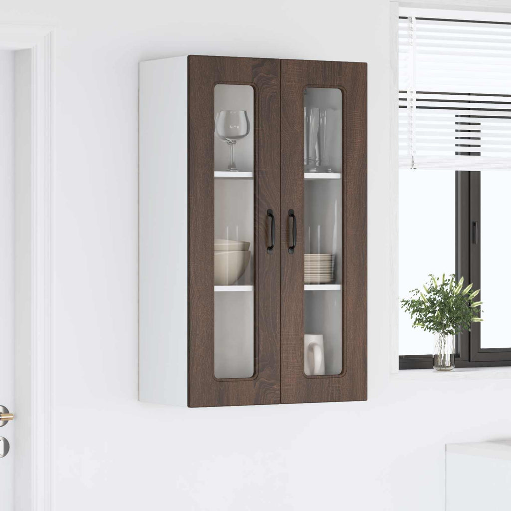 vidaXL Front do zmywarki Kalmar Brązowy dąb 60 x 31 x 100 cm