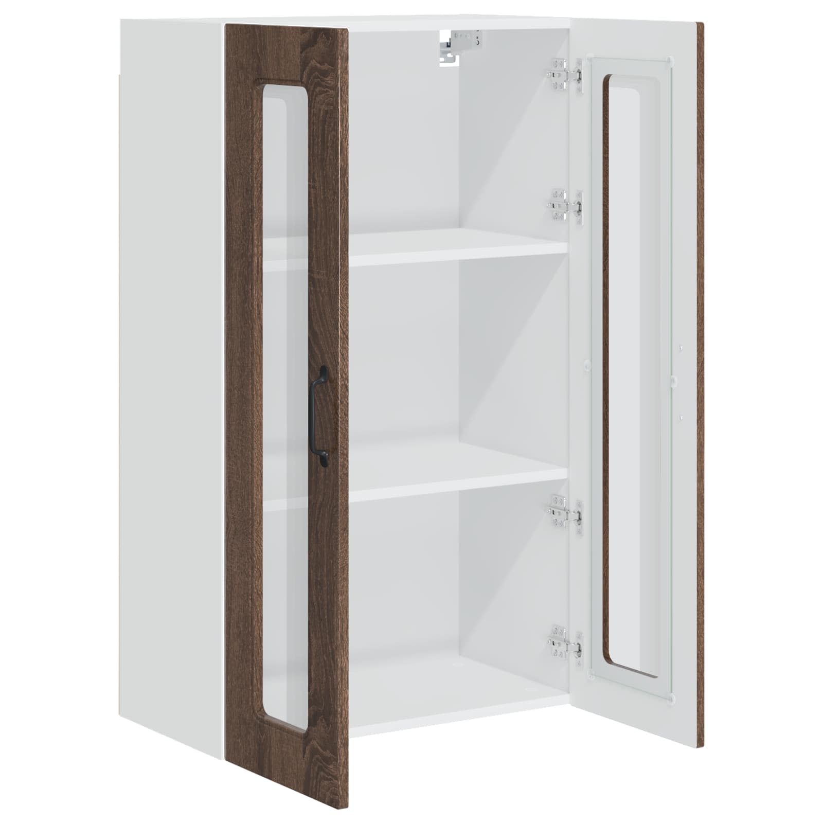 vidaXL Front do zmywarki Kalmar Brązowy dąb 60 x 31 x 100 cm