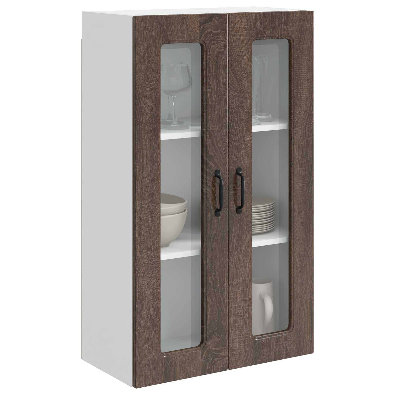 vidaXL Front do zmywarki Kalmar Brązowy dąb 60 x 31 x 100 cm
