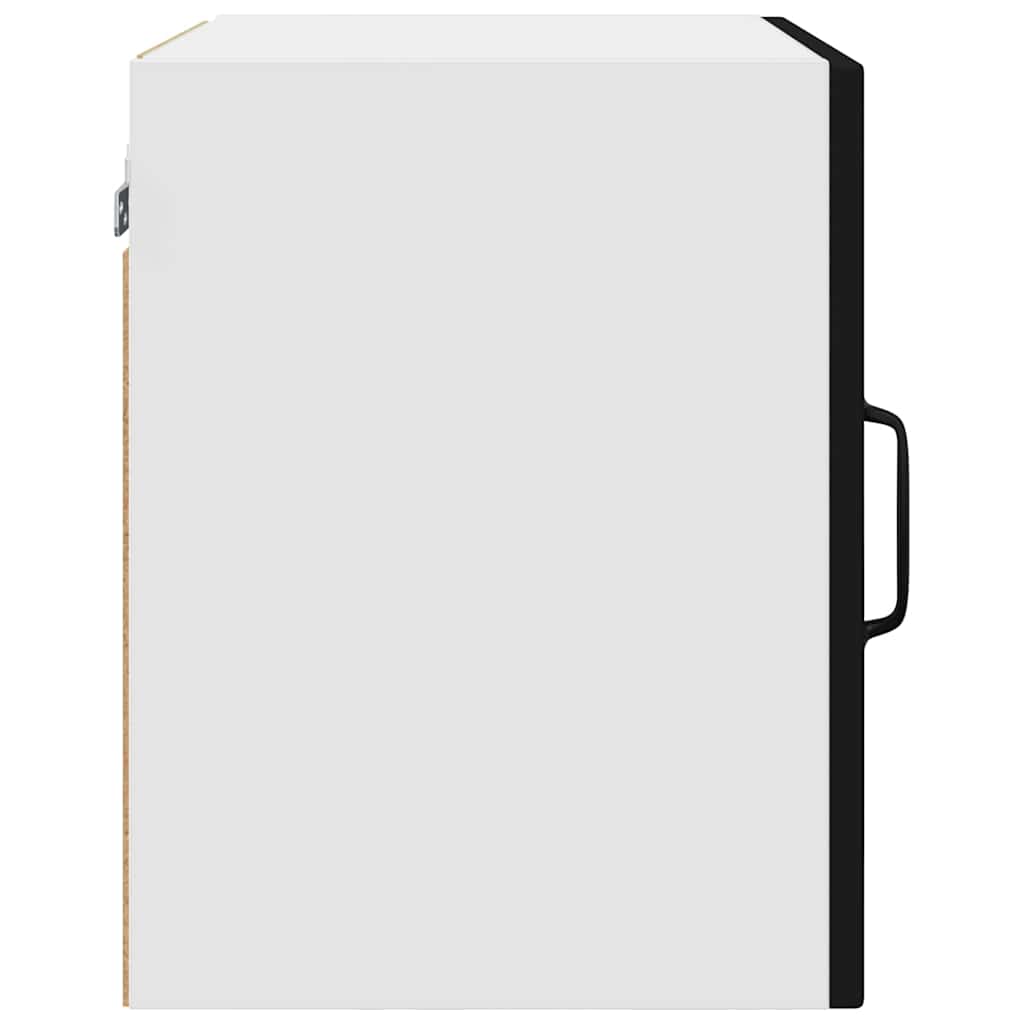 vidaXL Szafka szklana na ścianę LUCCA Czarny 40 x 31 x 40 cm