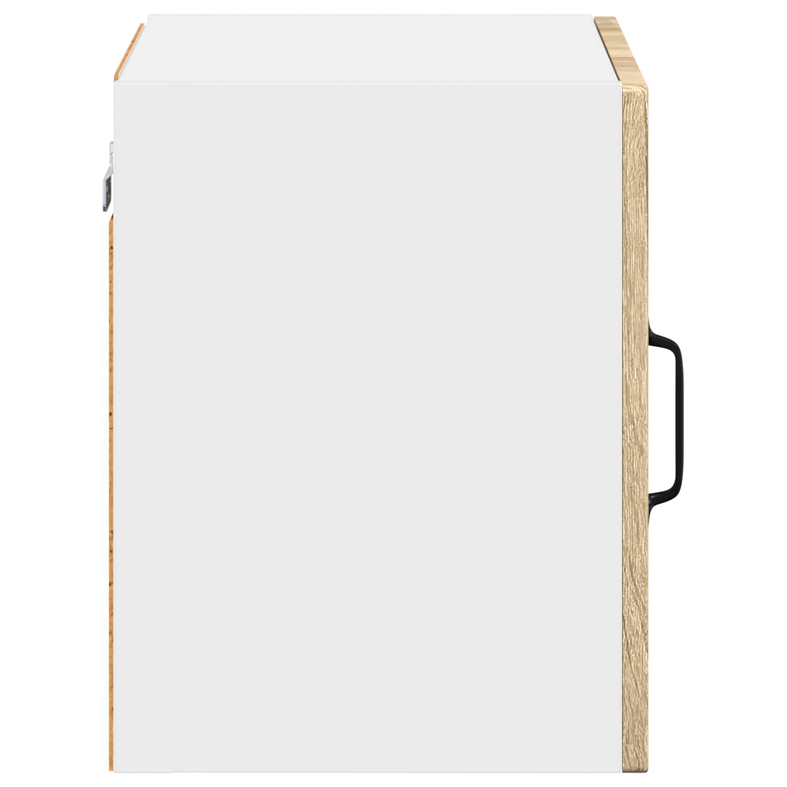 vidaXL Szafka szklana na ścianę LUCCA 2 pcs dąb Sonoma 40 x 31 x 40 cm
