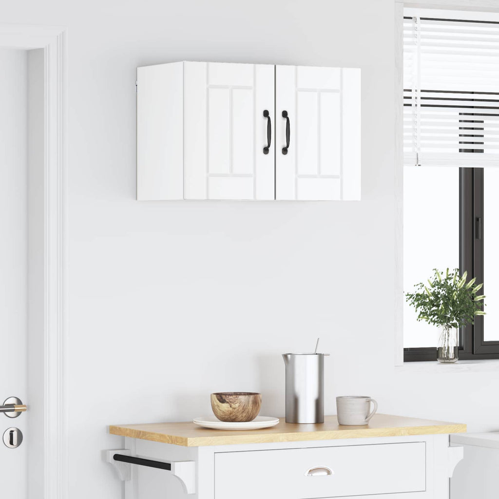 vidaXL Szafka ścienna LUCCA 2 pcs Biały 30 x 31 x 40 cm