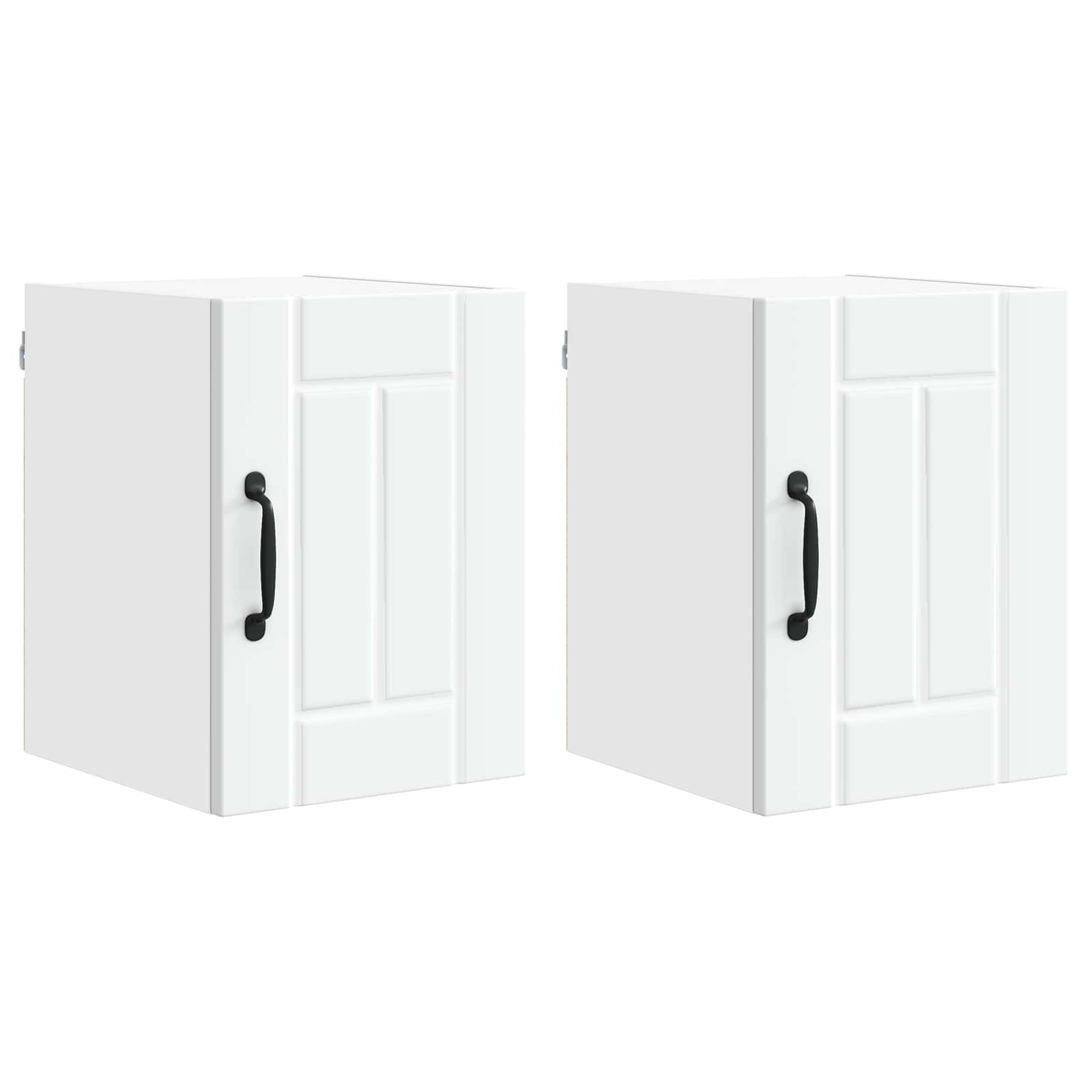 vidaXL Szafka ścienna LUCCA 2 pcs Biały 30 x 31 x 40 cm