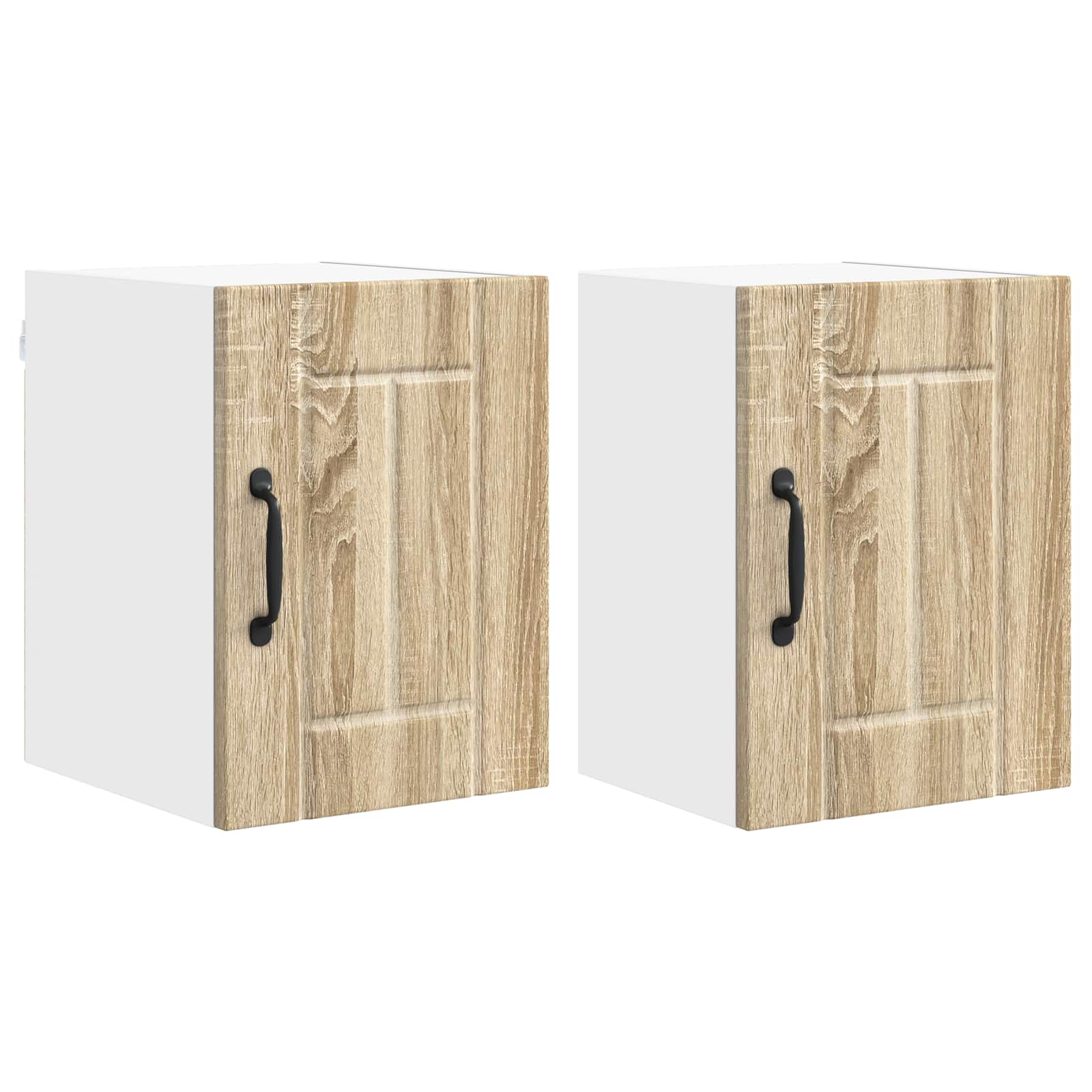 vidaXL Szafka ścienna LUCCA 2 pcs dąb Sonoma 30 x 31 x 40 cm