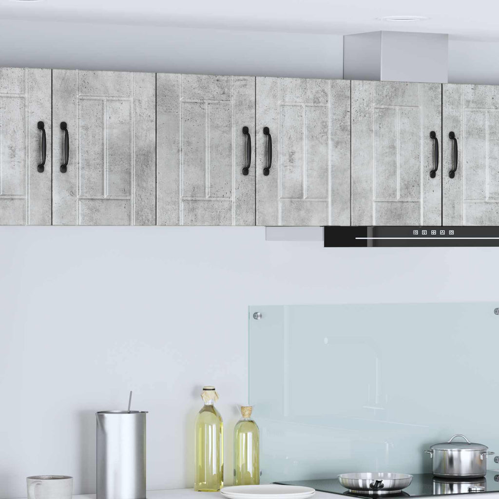 vidaXL Szafka ścienna LUCCA 2 pcs Betonowy szary 30 x 31 x 40 cm