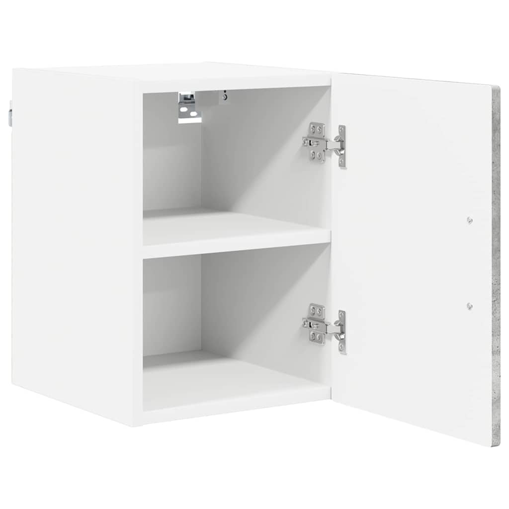 vidaXL Szafka ścienna LUCCA 2 pcs Betonowy szary 30 x 31 x 40 cm