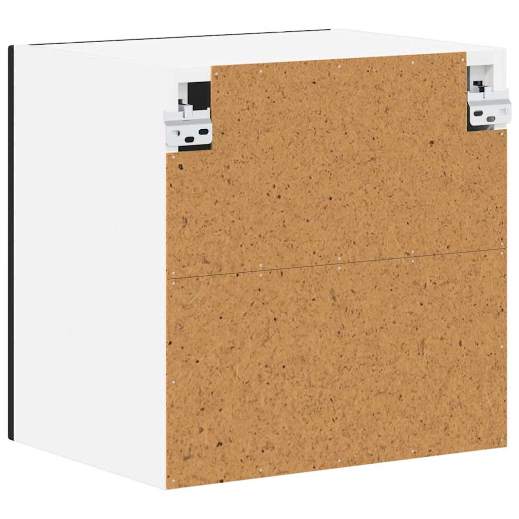 vidaXL Szafka ścienna LUCCA 2 pcs Czarny 40 x 31 x 40 cm