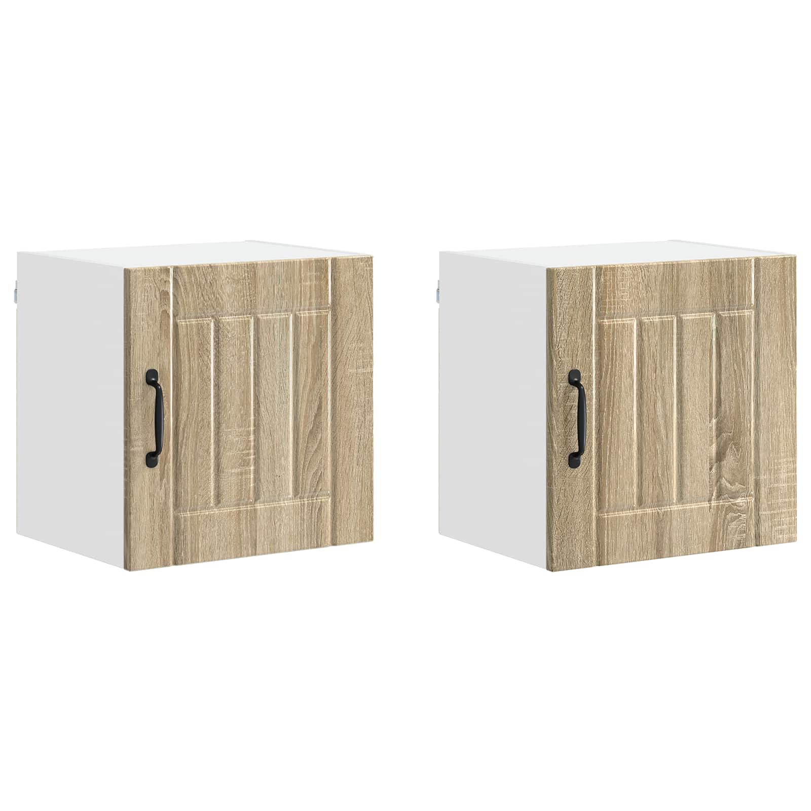 vidaXL Szafka ścienna LUCCA 2 pcs dąb Sonoma 40 x 31 x 40 cm