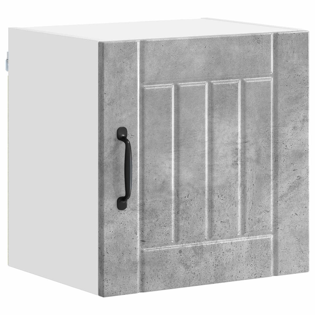 vidaXL Szafka ścienna LUCCA Betonowy szary 40 x 31 x 40 cm