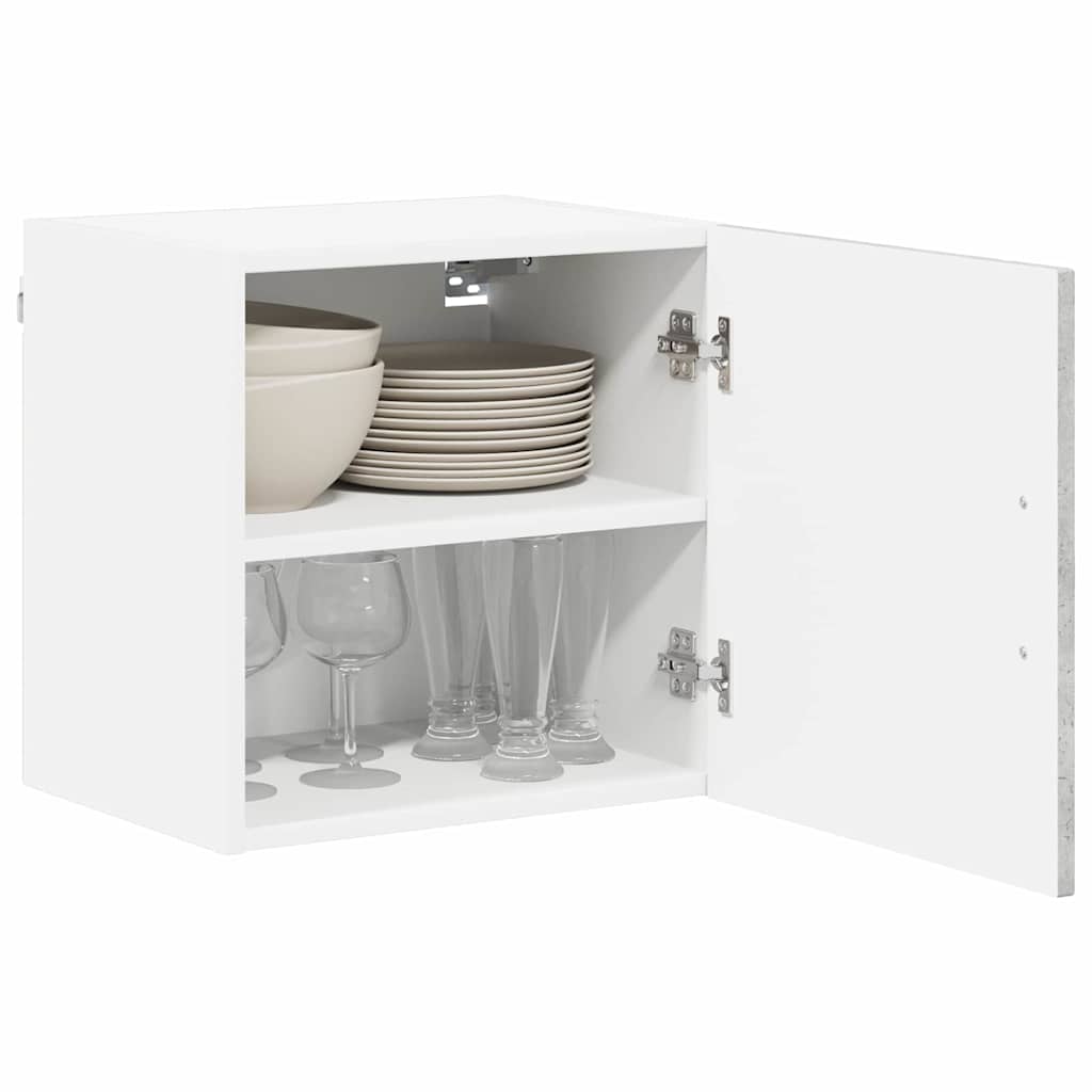 vidaXL Szafka ścienna LUCCA 2 pcs Betonowy szary 40 x 31 x 40 cm