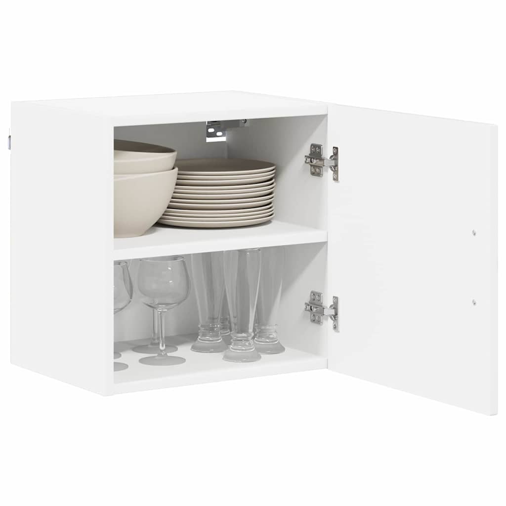 vidaXL Szafka ścienna LUCCA 2 pcs Biały wysoki połysk 40 x 31 x 40 cm