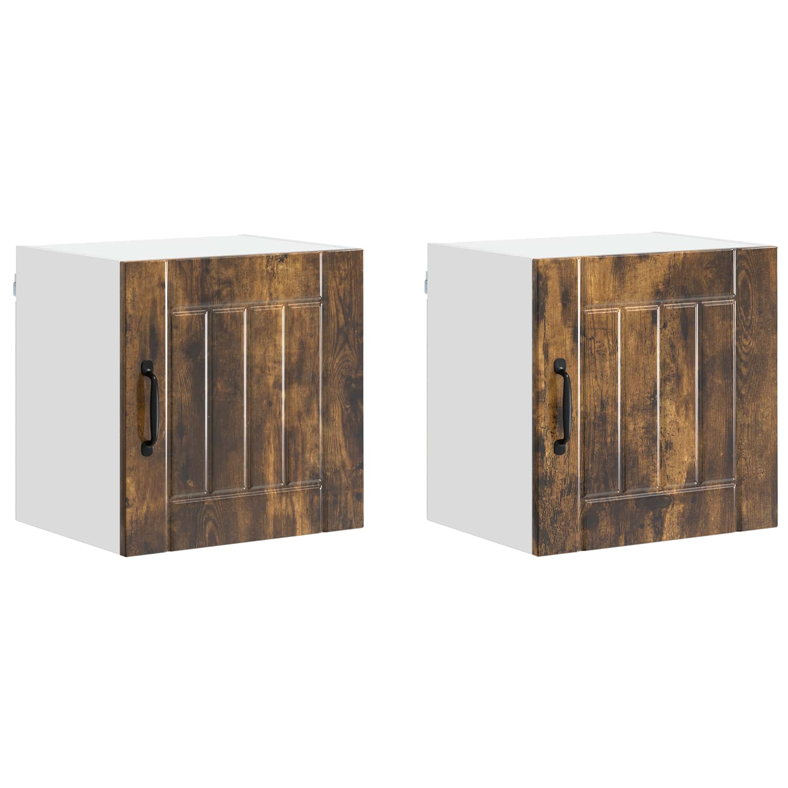 vidaXL Szafka ścienna LUCCA 2 pcs Dąb wędzony 40 x 31 x 40 cm