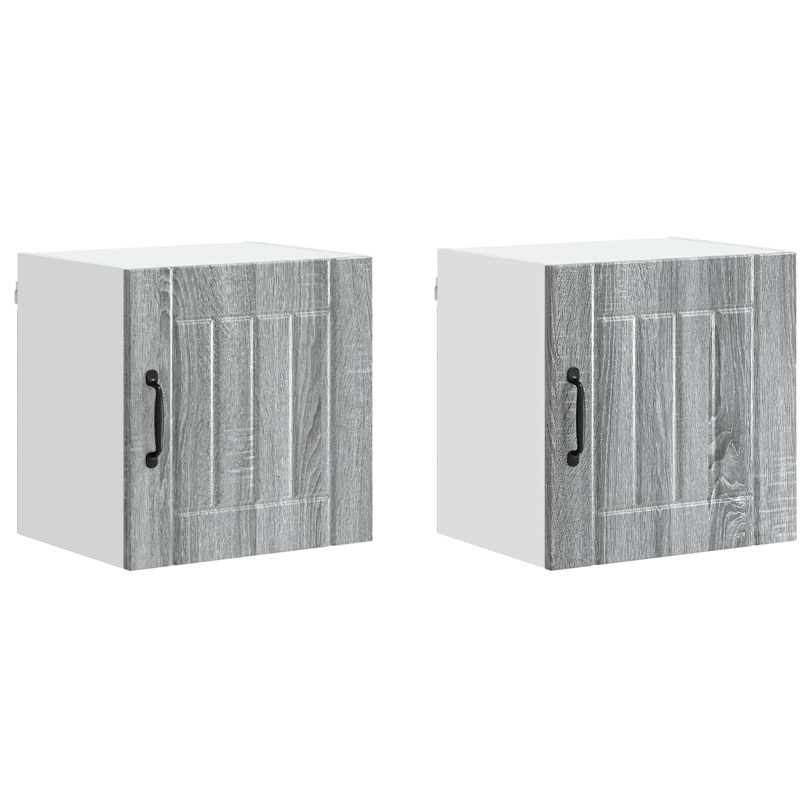 vidaXL Szafka ścienna LUCCA 2 pcs Szary Sonoma 40 x 31 x 40 cm
