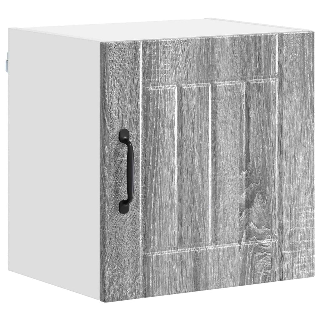 vidaXL Szafka ścienna LUCCA 2 pcs Szary Sonoma 40 x 31 x 40 cm
