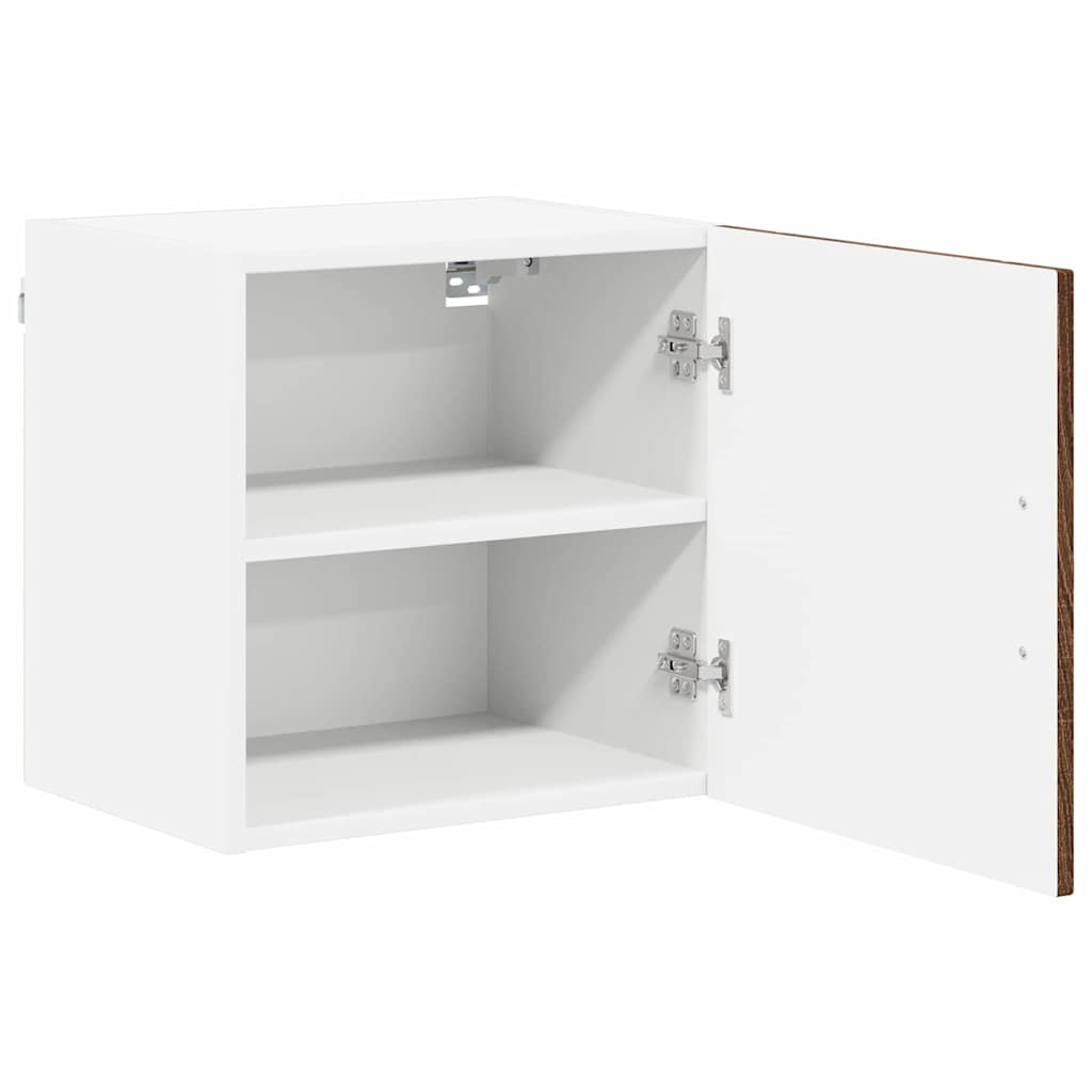 vidaXL Szafka ścienna LUCCA 2 pcs Brązowy dąb 40 x 31 x 40 cm