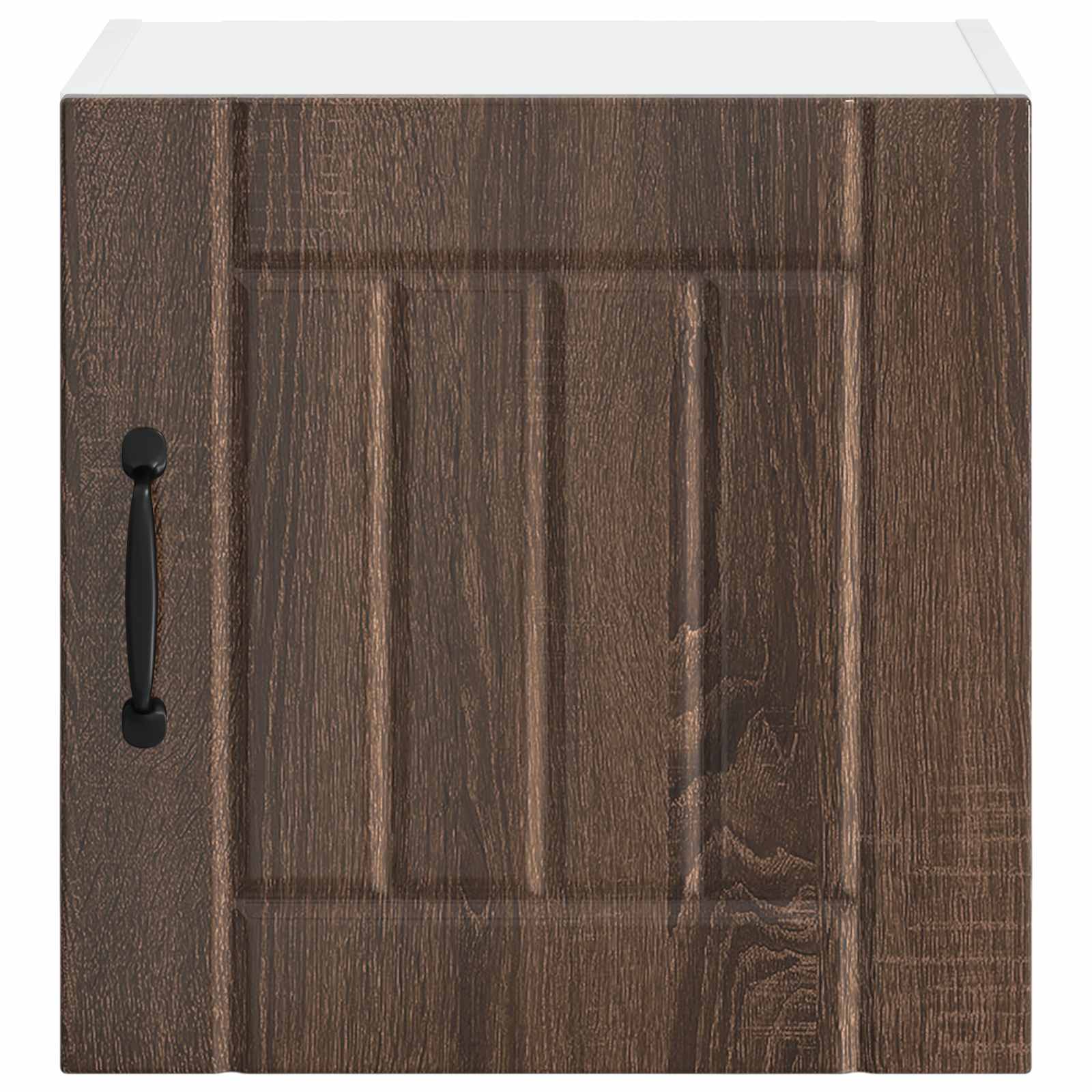 vidaXL Szafka ścienna LUCCA 2 pcs Brązowy dąb 40 x 31 x 40 cm