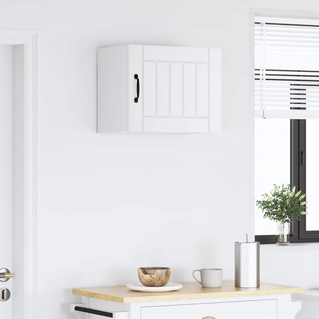 vidaXL Szafka ścienna LUCCA Biały 50 x 31 x 40 cm Drewno inżynieryjne