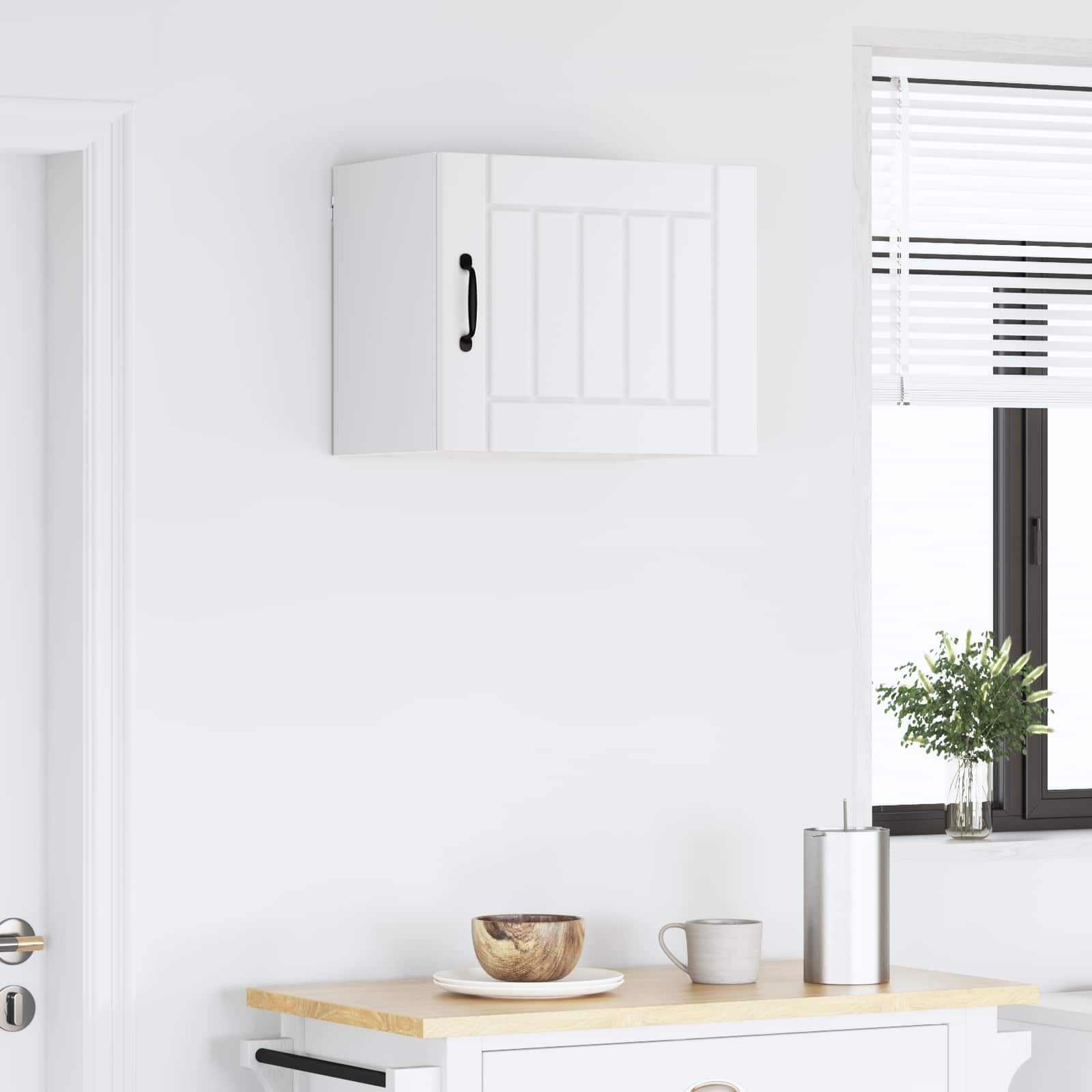 vidaXL Szafka ścienna LUCCA Biały 50 x 31 x 40 cm Drewno inżynieryjne