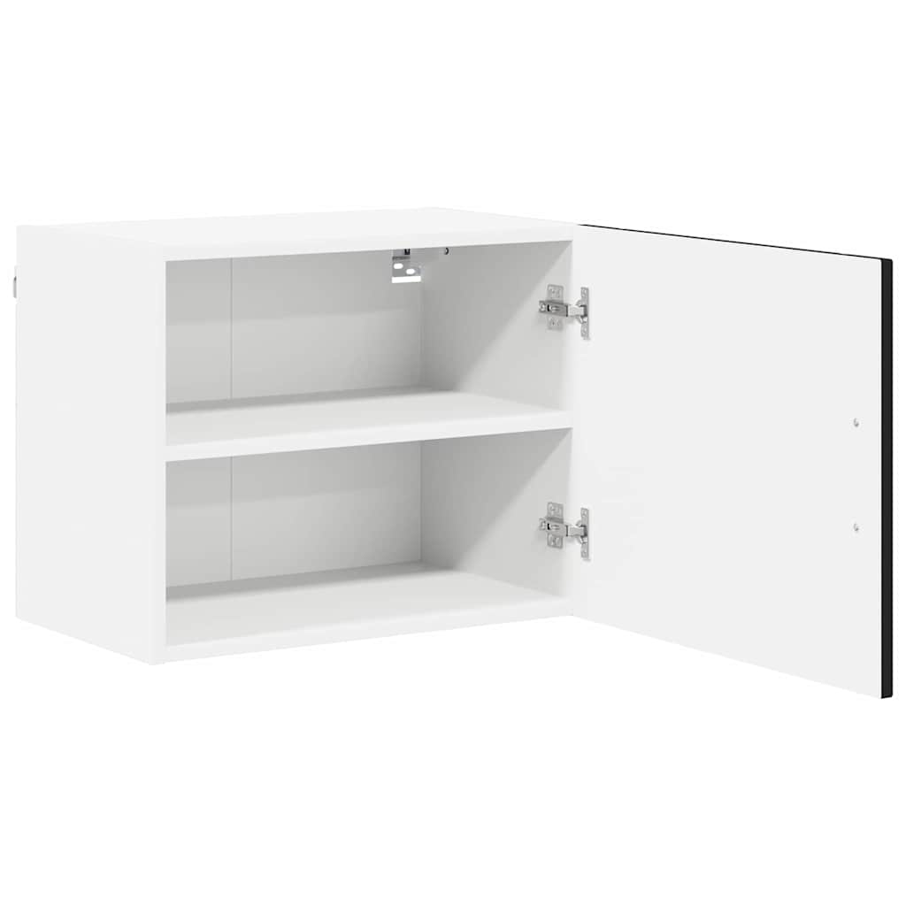 vidaXL Szafka ścienna LUCCA 2 pcs Czarny 50 x 31 x 40 cm