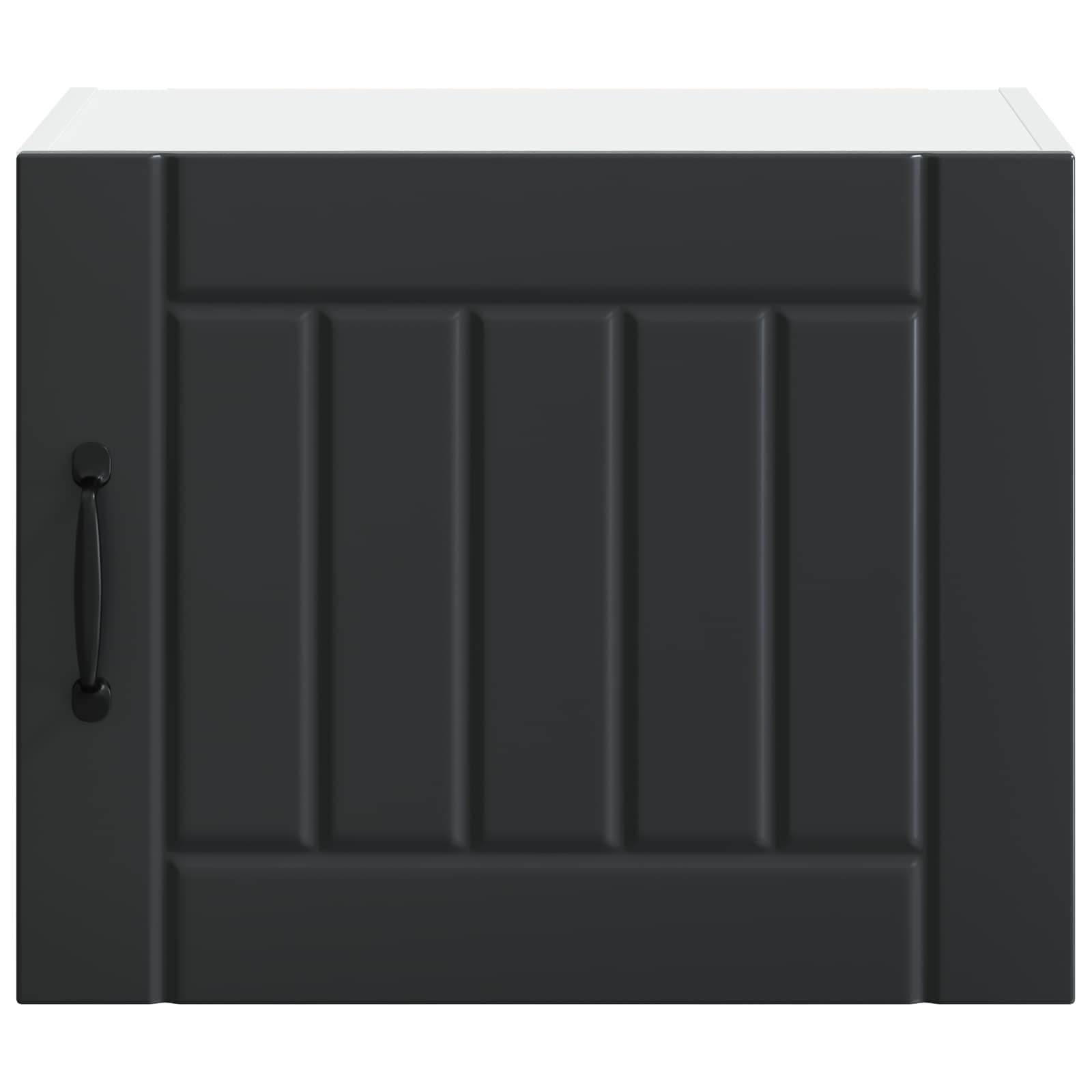 vidaXL Szafka ścienna LUCCA 2 pcs Czarny 50 x 31 x 40 cm