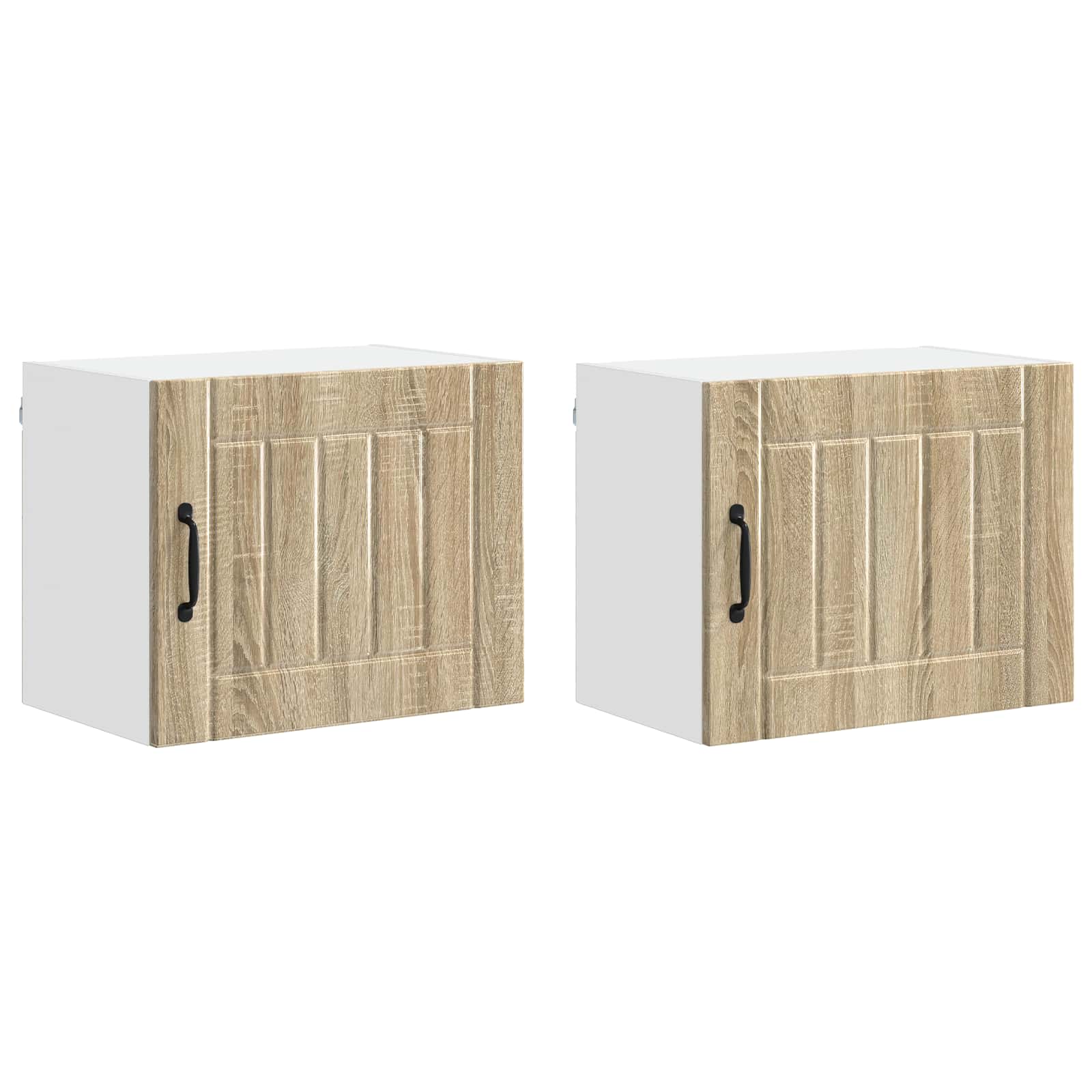vidaXL Szafka ścienna LUCCA 2 pcs dąb Sonoma 50 x 31 x 40 cm