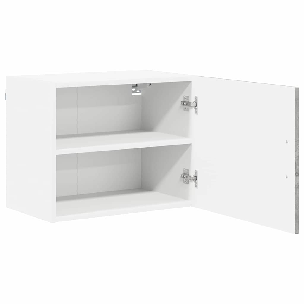 vidaXL Szafka ścienna LUCCA 2 pcs Betonowy szary 50 x 31 x 40 cm