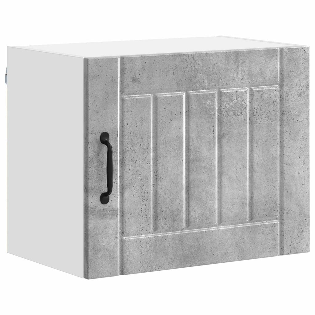 vidaXL Szafka ścienna LUCCA 2 pcs Betonowy szary 50 x 31 x 40 cm
