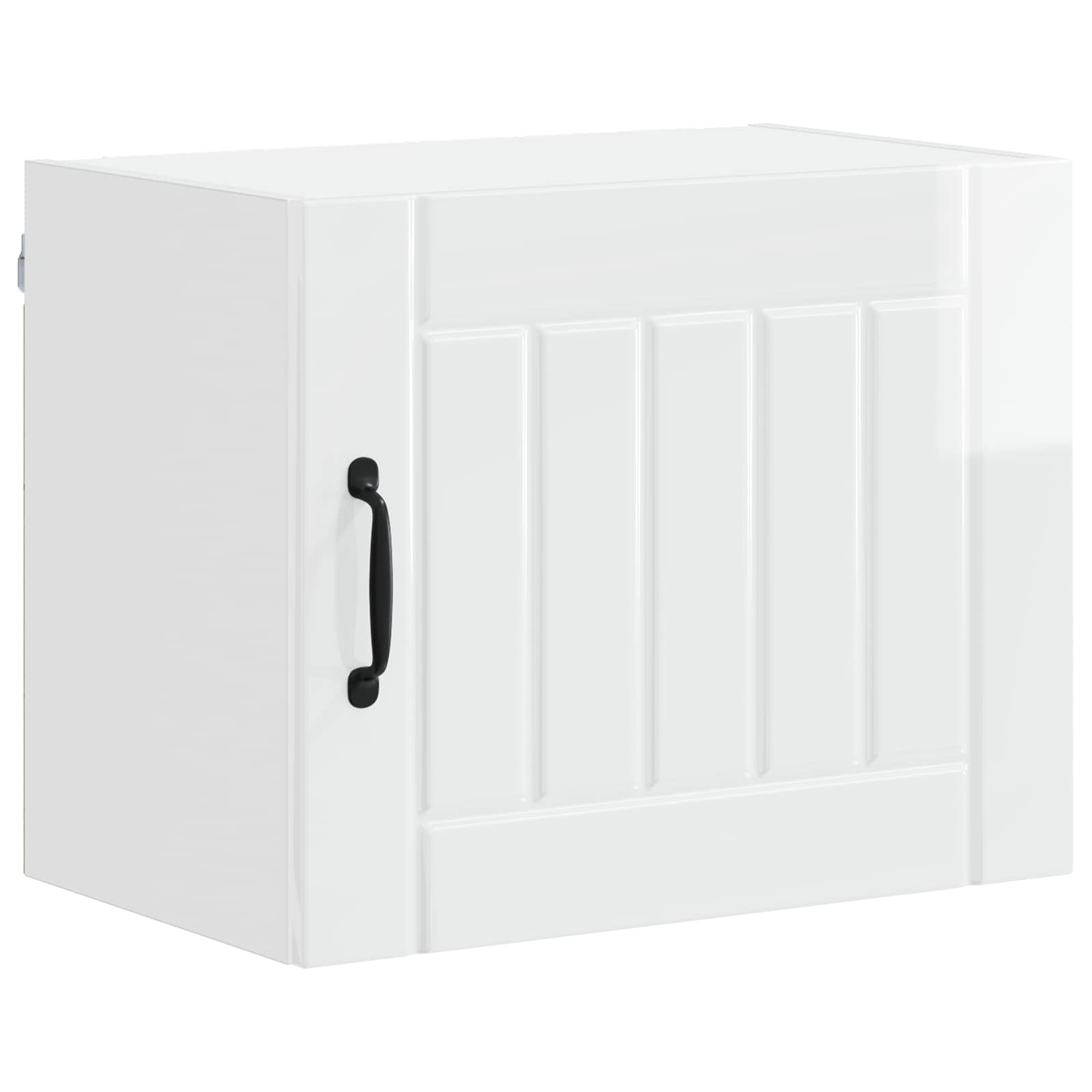 vidaXL Szafka ścienna LUCCA 2 pcs Biały wysoki połysk 50 x 31 x 40 cm
