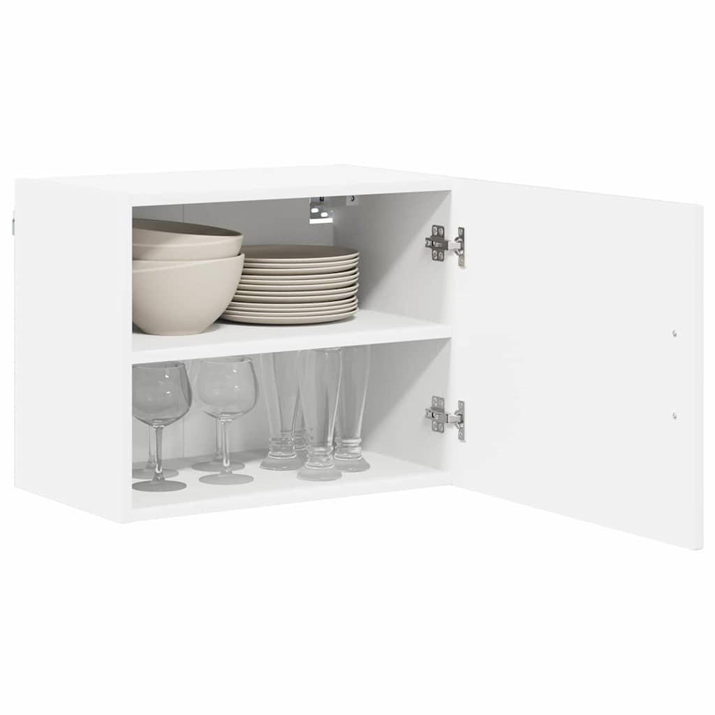 vidaXL Szafka ścienna LUCCA 2 pcs Biały wysoki połysk 50 x 31 x 40 cm