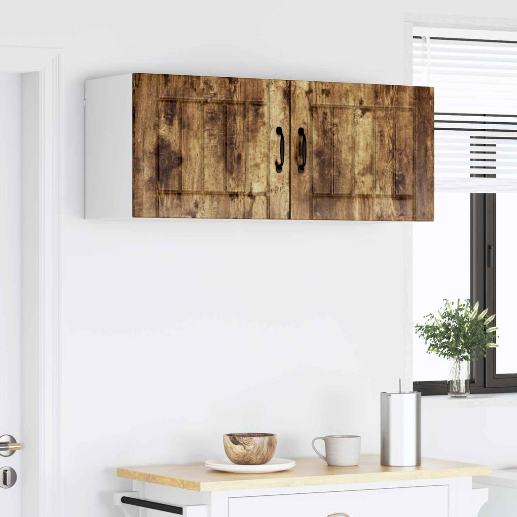 vidaXL Szafka ścienna LUCCA 2 pcs Dąb wędzony 50 x 31 x 40 cm