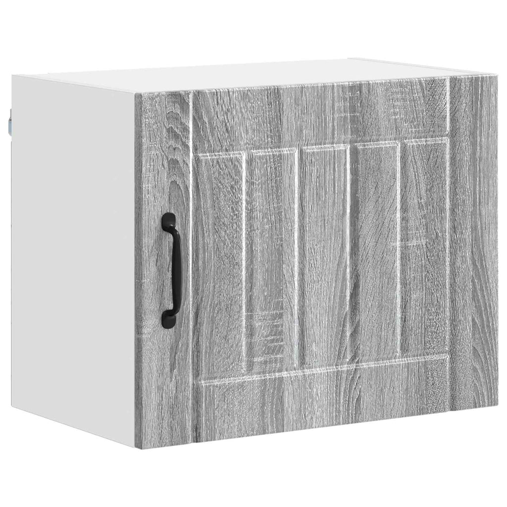 vidaXL Szafka ścienna LUCCA 2 pcs Szary Sonoma 50 x 31 x 40 cm
