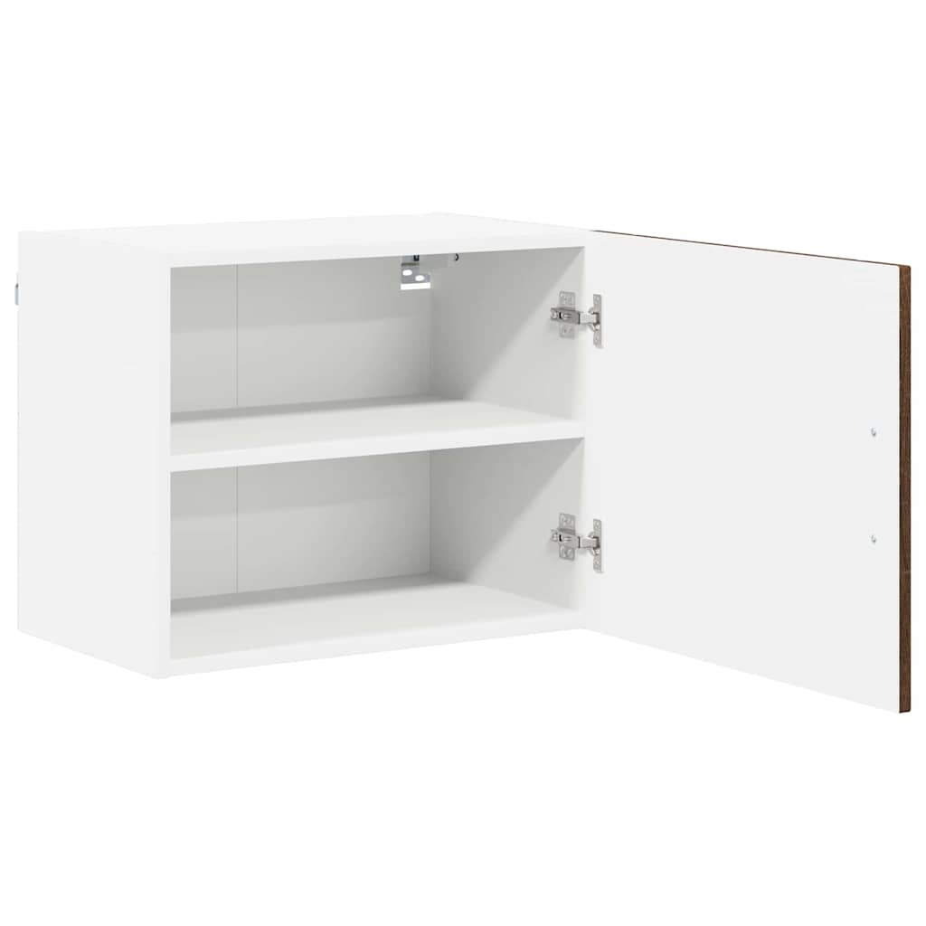 vidaXL Szafka ścienna LUCCA 2 pcs Brązowy dąb 50 x 31 x 40 cm