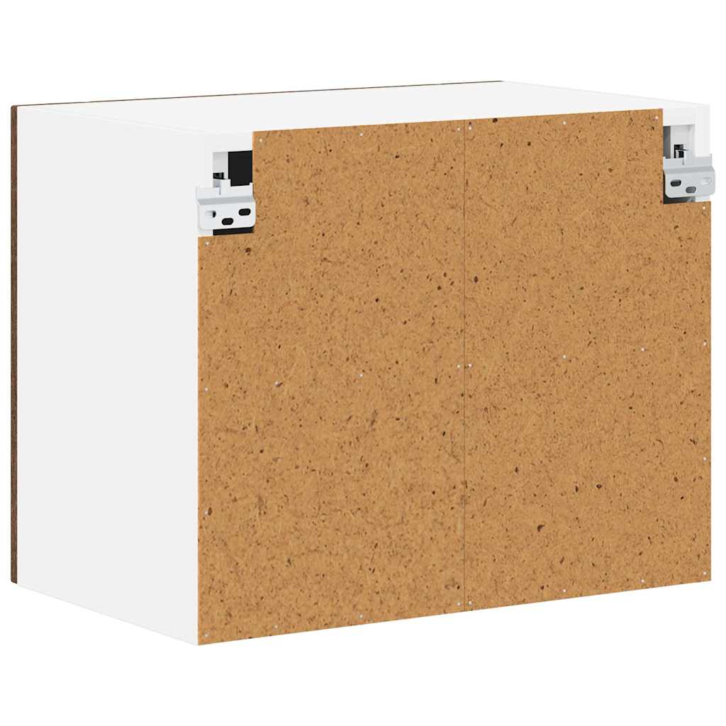 vidaXL Szafka ścienna LUCCA 2 pcs Brązowy dąb 50 x 31 x 40 cm