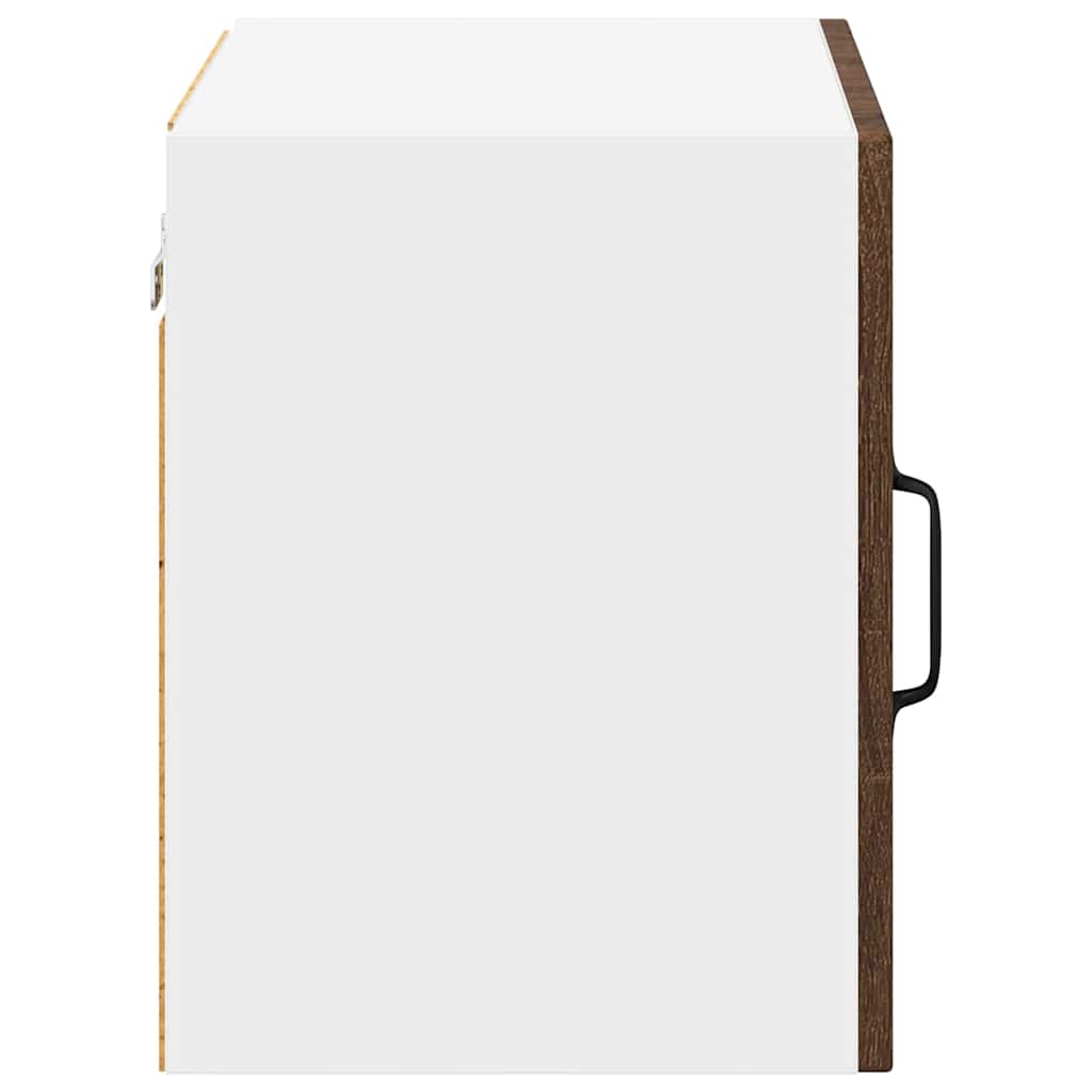 vidaXL Szafka ścienna LUCCA 2 pcs Brązowy dąb 50 x 31 x 40 cm