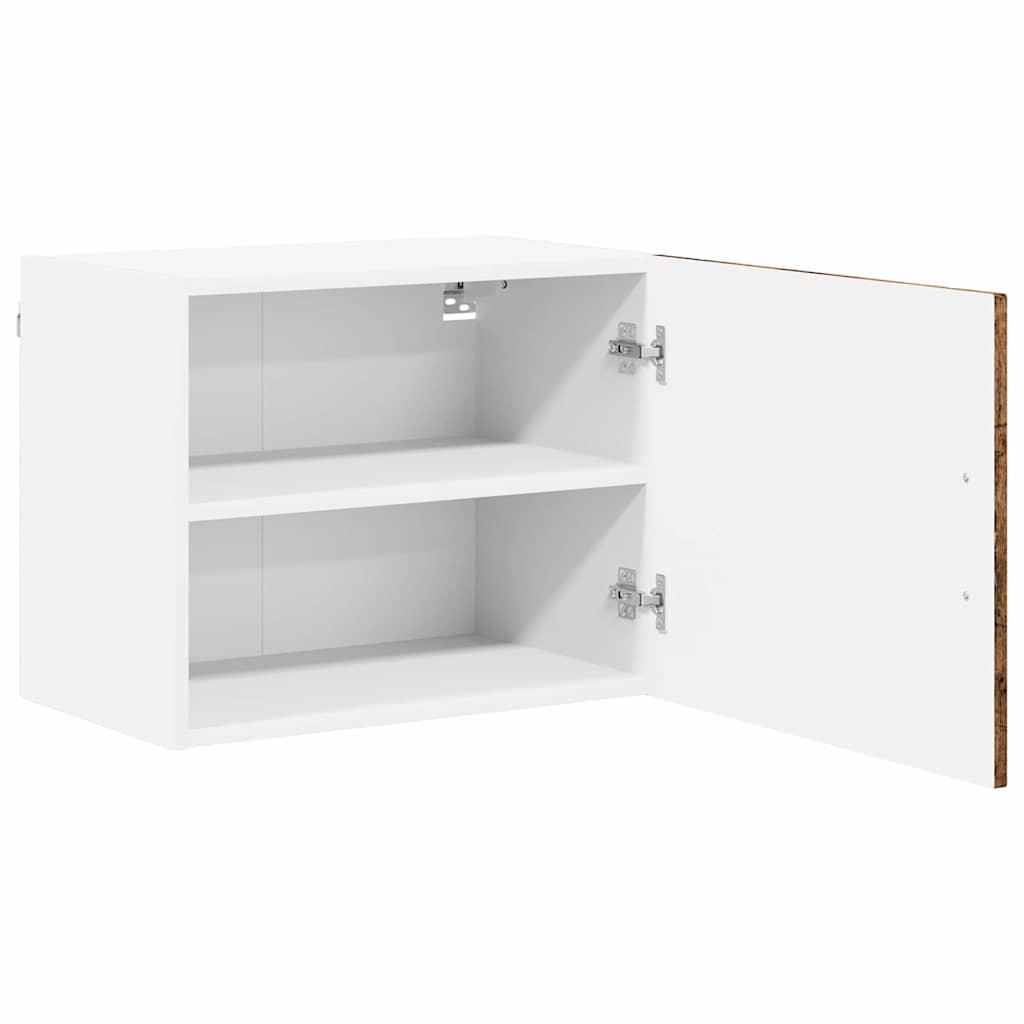 vidaXL Szafka ścienna LUCCA 2 pcs Stare drewno 50 x 31 x 40 cm