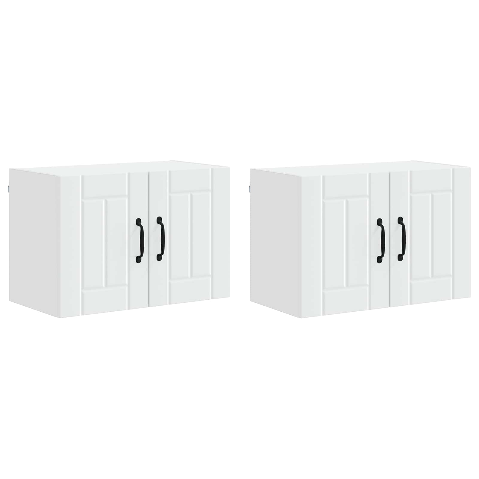 vidaXL Szafka ścienna LUCCA 2 pcs Biały 60 x 31 x 40 cm