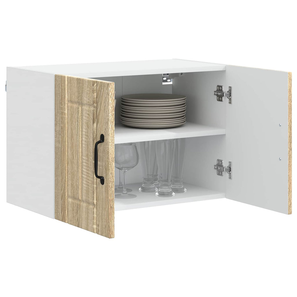 vidaXL Szafka ścienna LUCCA 2 pcs dąb Sonoma 60 x 31 x 40 cm