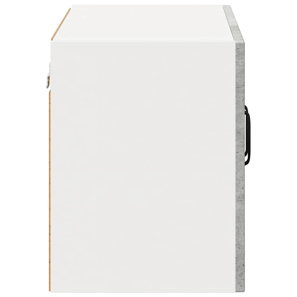 vidaXL Szafka ścienna LUCCA 2 pcs Betonowy szary 60 x 31 x 40 cm