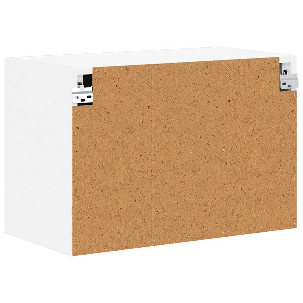 vidaXL Szafka ścienna LUCCA Biały wysoki połysk 60 x 31 x 40 cm