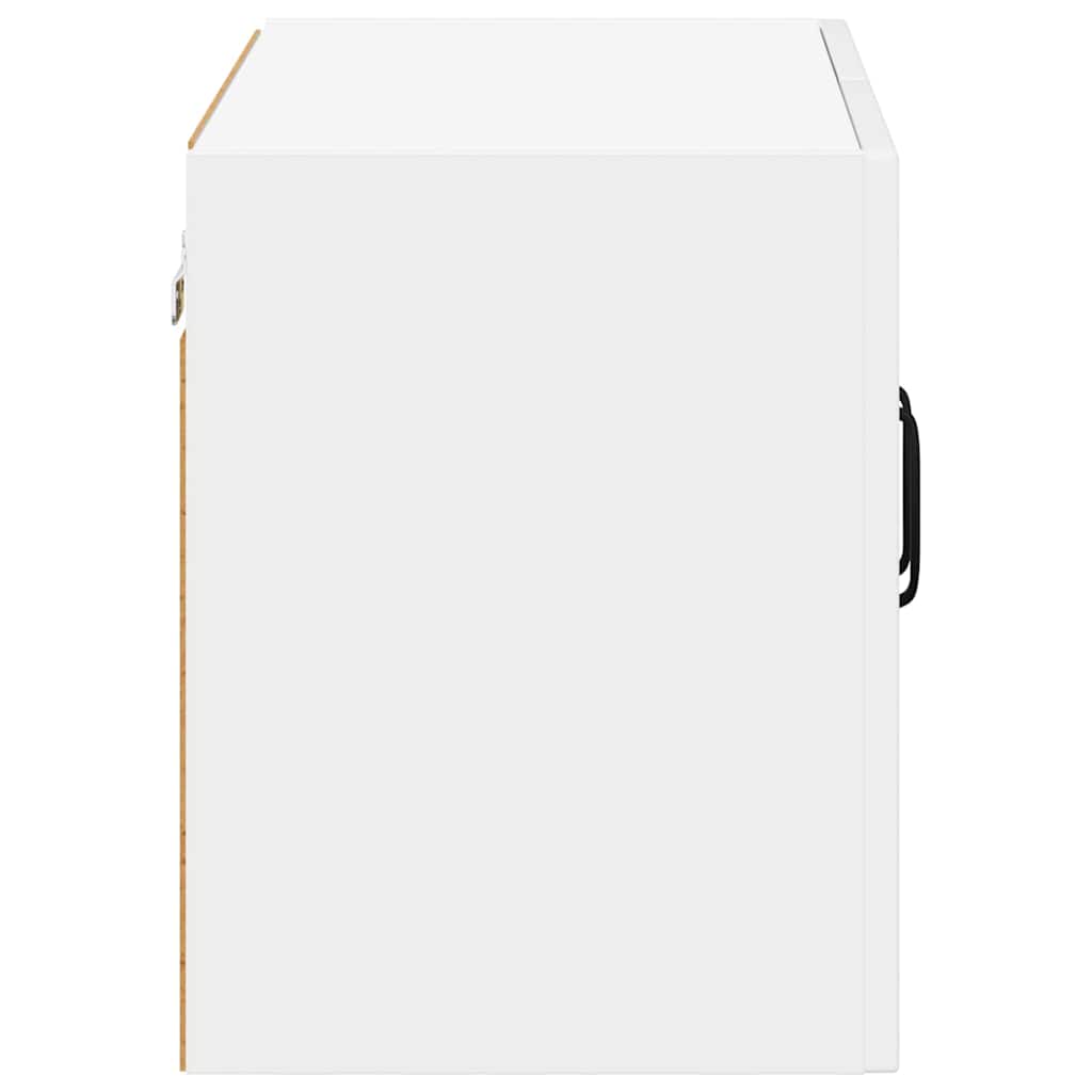 vidaXL Szafka ścienna LUCCA Biały wysoki połysk 60 x 31 x 40 cm