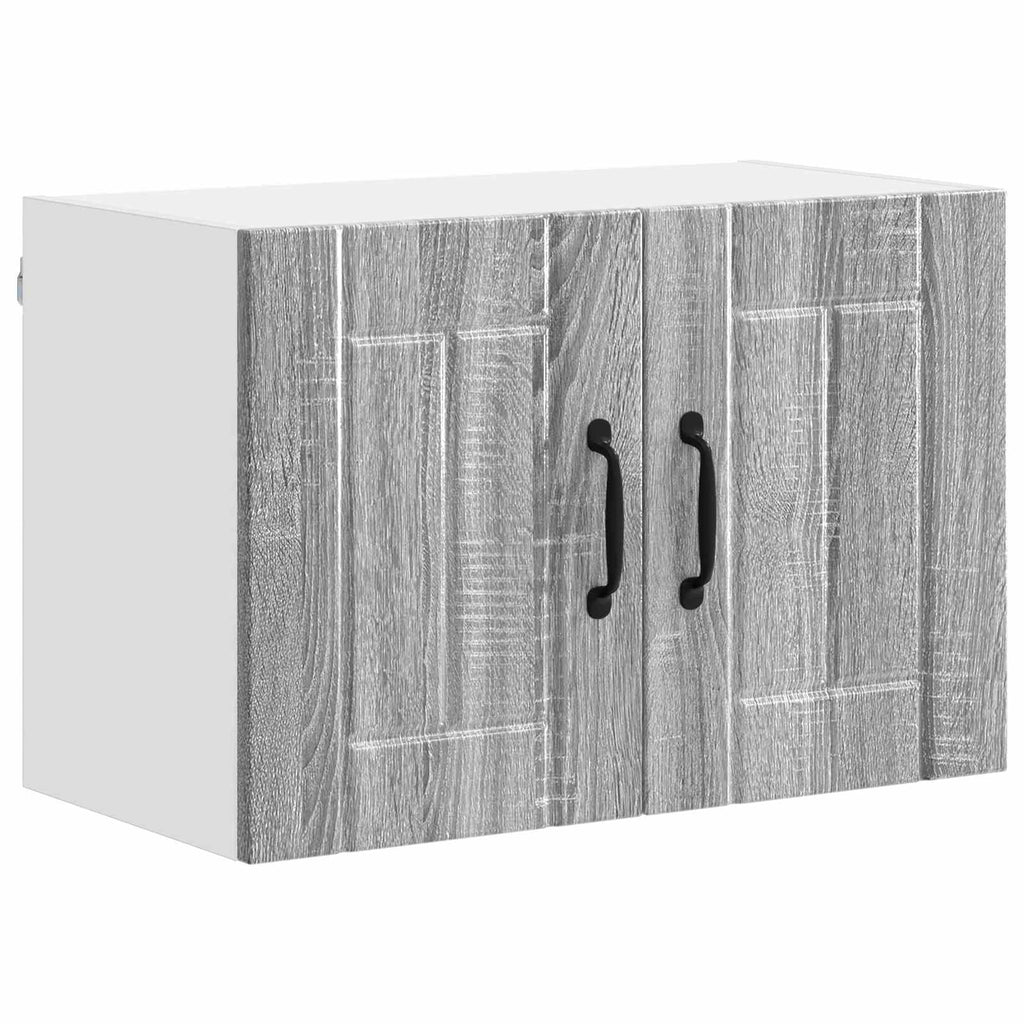 vidaXL Szafka ścienna LUCCA 2 pcs Szary Sonoma 60 x 31 x 40 cm