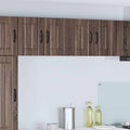 vidaXL Szafka ścienna LUCCA 2 pcs Brązowy dąb 60 x 31 x 40 cm