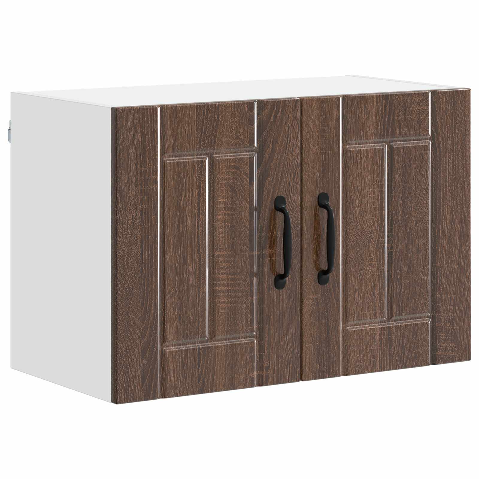 vidaXL Szafka ścienna LUCCA 2 pcs Brązowy dąb 60 x 31 x 40 cm