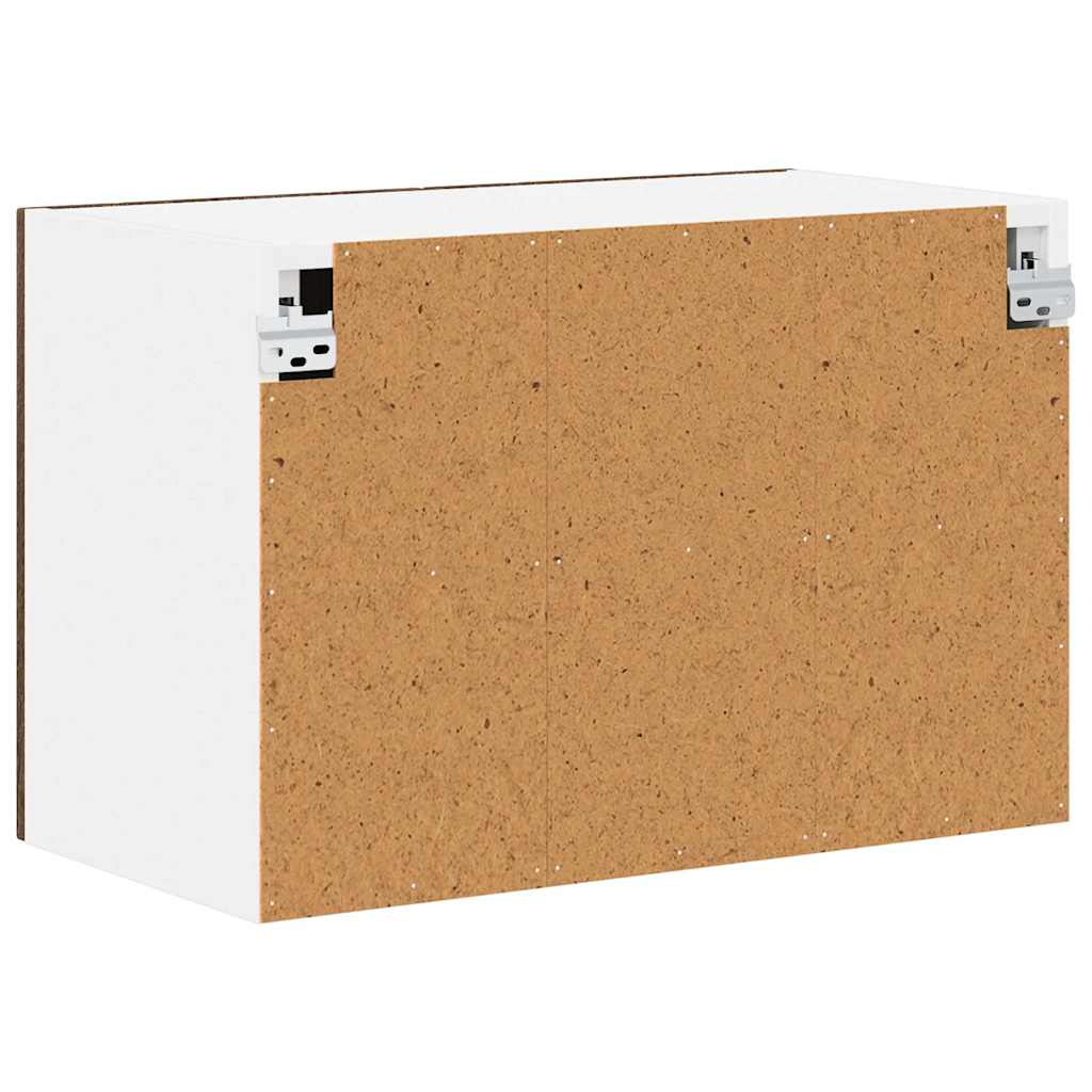 vidaXL Szafka ścienna LUCCA 2 pcs Brązowy dąb 60 x 31 x 40 cm