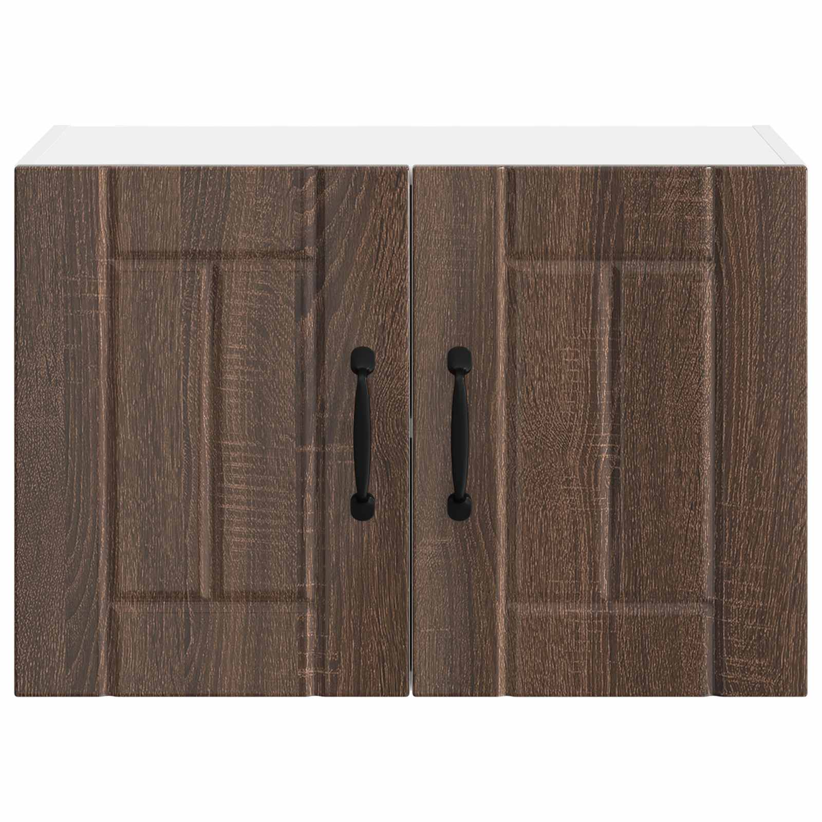 vidaXL Szafka ścienna LUCCA 2 pcs Brązowy dąb 60 x 31 x 40 cm